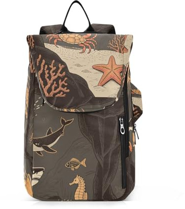 Sac à dos pour raquette de tennis, sac à dos robuste pour raquette de tennis, badminton, raquette - Noir et orange