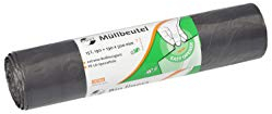 DEISS FIRST PLUS aus LDPE, 1A-Material, 15 l, grau, 50 Stück/Rolle