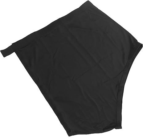 Tbest Elastischer Pferde-Schulterschutz, Brustschutz, Anti-Reib-Lätzchen Rückenprotektor, echtes Polyurethan, Schwarz (L)