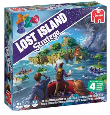 Stratego Lost Island - Multiplayer-Spiel - für die Familie von 8 bis 99 Jahren - Familienspiel - Strategiespiel - Jumbo