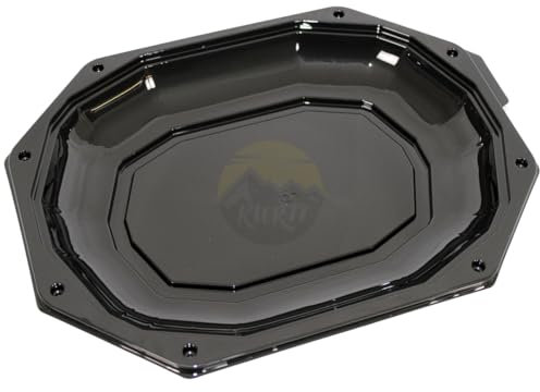 KURTT Mehrweg Servierplatte mit Deckel, wiederverwendbar meal prep boxen für Partys, Grillfeste - ideal als Servierplatten, Tapas-Gerichte, Menüteller (10, Ungeteilt)