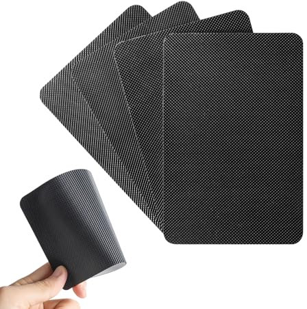 2Pcs Black Rubber Non-Slip Self-Adhesive Furniture Pads, Cuttable Floor Protectors Sofa Feet Pads for Scratch-Free Floors, Rubber Pads for Furniture, Chairs, Cabinets
