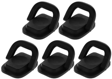 GLEAVI Lot De 5 PoignéEs De Couvercle De Casserole Universelles AntibrûLure Pliables En Plastique Robustes Accessoires Compactes Pour RéParation Et Remplacement De Boutons De Couvercle De Pot