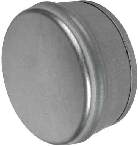 VezoWorks 4 Inch Galvanized Steel Dryer Vent Cover Outside – Rust-Free Metal Duct End Cap Plug, Fits Inside 4” Ducts for Dryer, Exhaust & HVAC Use – Durable Indoor & Outdoor Vent Cap, Made in EU