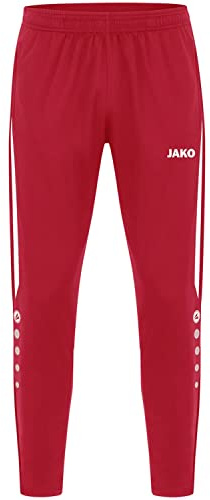 JAKO polyester power träningsbyxor Kvinna, Röd/vit, 34
