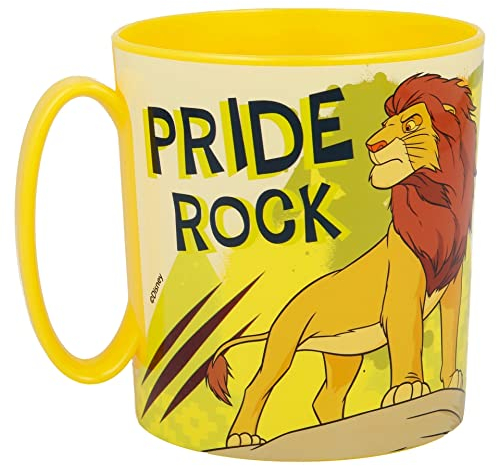 Disney Tasse en plastique adaptée au micro-ondes de Lion King 'Classic' Tasses de petit-déjeuner, non applicable, noir