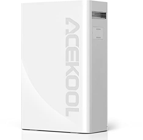 Purificador de Aire 5 en 1 Acekool Purificador de Aire con Filtro Hepa AF1 Modo Automático Día y Noche Temporizador Carbón Activado Ozono CADR 280 m³/h 55 m² Elimina el 99,97% del Polen, Alergias