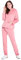 CityComfort Survêtement Velours Zippé Femme - Ensemble Pantalon et Haut Fluide 2 Pièce (Rose, XL)