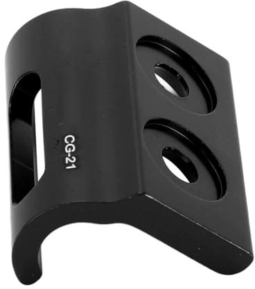 Fahrrad-Umwerfer-Aufhänger, Aluminiumlegierung, Umwerfer-Montageadapter, Robuster, Stabiler Rahmen, Schalthaken für Fahrradzubehör (Black)