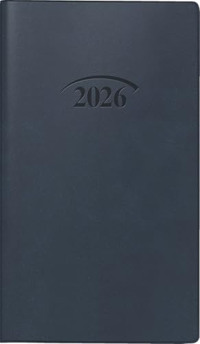 BRUNNEN Agenda tascabile mod. 751 2026 | A6 plastica blu scuro