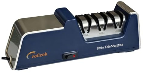 Electric Knife Sharpener, 3 Stages Professional Kitchen Knife Sharpener Blade Sharpener Knife Sharpening Tool for Kitchen Knives, Outdoor Knives