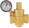 DN20 Brass Pressure Reducing Valve Adjustable Table, Pneumatic Air Source Processing Components
