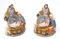 2 x Schneeball, 10,5 cm, Jesus, 3 Könige, Weihnachten, Tag, Geburt, Christ, Wasserkugel, Geburt, religiöse Dekoration
