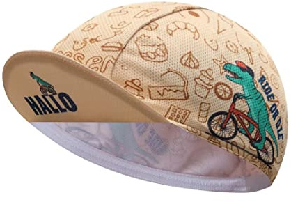Bikingbros Funny Cycling Cap - Polyester Cartoon Cycling Hat-Under Helmet - Cycling Helmet Liner Breathable&Sweat Uptake