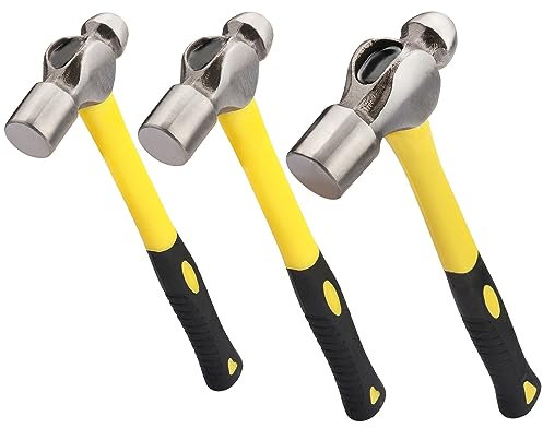 3 PCS Ball Pain Hammer Set, 16oz+24oz+32oz