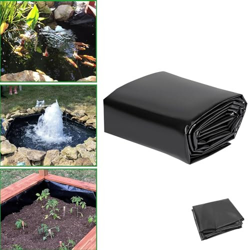 7.5x5m Pond Pumps for Outdoor Ponds Durable Preformed Liner for Stock Tank Pool Fish and Garden Ponds DIY Friendly and Wrinkle Resistant Ideal for Small Ponds