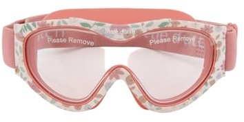 Little Dutch Kinder Schwimmbrille - Schwimmmaske mit Stoffband - für Mädchen von 5-8 Jahre - Dreamy Mermaid rosa