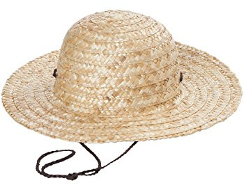 California Costumes Small Straw Hat Costume Accessory Standard Brown