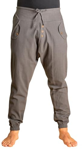 PANASIAM Yogipants 01, Cotton, Grey, M