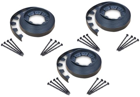 EasyFlex Tall Wall No-Dig Landscape Edging, 90' kit