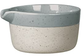 blomus SABLO Ceramic Stoneware Cream Container, 5 oz - Stone