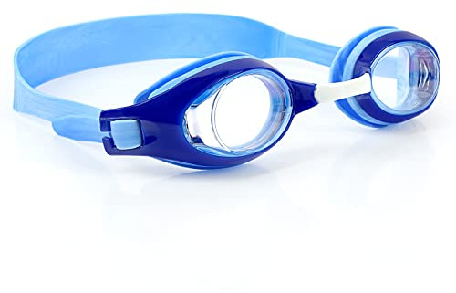 iToobe Swim Goggles, Anti-Fog Leak Proof Kids Swimming Goggles Flexible Nose Bridge Wide View Swim Glasses with Portable Case for Children Teens Girls