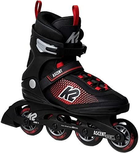 K2 Ascent 80 M Inline Skate Black/red, 44.5