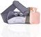Ceinture Bouillotte 3 En 1 Ceinture Bouillotte Adulte Bouillotte En Caoutchouc Portable, Amovible, Avec Housse Souple À Taille Pour Cou Et Épaules, Dos, Jambes Et Taille (1000 ML)