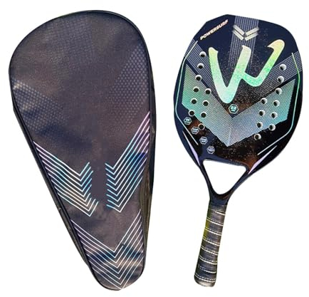 Raquette de paddle, raquette de padel | Raquette de water-ball en fibre de carbone | Raquette de padel légère en mousse, avec sac de transport, accessoires de plage d'extérieur