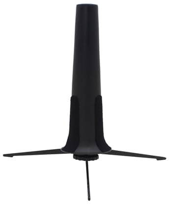 Klappbarer Saxophonständer, Sopransaxophonständer, verstellbarer, abnehmbarer Stativfuß, tragbarer Ständer, Saxophonhalter, Holzblasinstrumentenständer