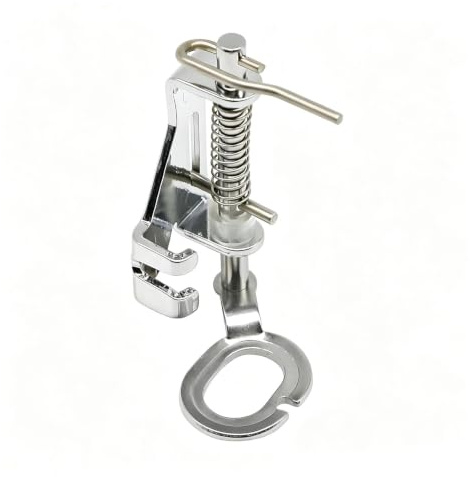 SANTUO Large Metal Free Motion Darning Sewing Machine Presser Foot, Fits Low Shank Singer, Brother, Janome, Babylock, Juki, Kenmore & More, Open Toe Quilting Foot for Sewing & Embroidery