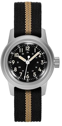 Rdunae RA01 G10 Montres Militaires De Campagne Pour Hommes, 36,5mm Mouvement Miyota Super 2035 Montre Vintage À Quartz, Montre-Bracelet À Balayage Continu Rétro, Verre Minéral K1, Super Luminosité