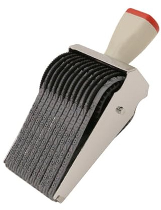 LLHCF Tampon à lettres et chiffres 8 chiffres 9 10 11 13 14 ou 20 affaires pour documents Numéro modifiable