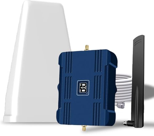 Cell Phone Booster for Home & Multi-Room,Up to 2500 sq ft,Cell Phone Signal Booster for Band 66/25/2/4/5/12/13/17,Boost 5G 4G Data for U.S. Carriers FCC Approved