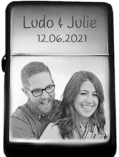 Encendedor de tormenta grabado y personalizado, Regalo con su foto y texto