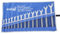 KATSU Tools 14 Pieces Combination Spanner Set Metric Size 8-24mm Garage Workshop Mechanic Car Repair Toolkit with Storage Pouch 441232