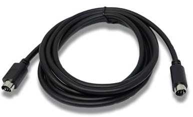 System-S S-Video Cavo 180 cm DIN 7 pin maschio a maschio in nero