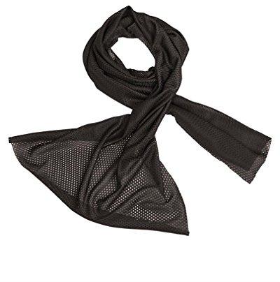 Mil-Tec Schal-12627002 Schal Schwarz Einheitsgröße
