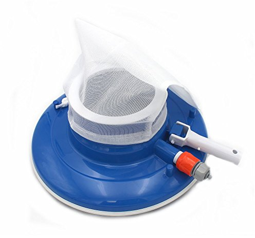 Duraol Aspirateur Jet Vac Jumbo I Aspirateur de Piscine de Haute Qualité Selon Le Principe Venturi I À Raccorder au Tuyau d'Arrosage I Nettoyeur de Piscine avec Filet pour Un Nettoyage Optimal
