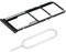 MMOBIEL Tiroir Carte Dual Sim de Rechange Compatible avec Xiaomi Redmi Note 10 Pro 2021 INCL. l'épingle SIM - Support Carte SIM - Gris