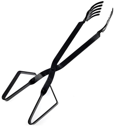 Crab Tongs for Live Portable Iron Scissor Painted Anti-Rust Crab Tongs Heavy Duty Tongs for Shellfish Lobster BBQ ..