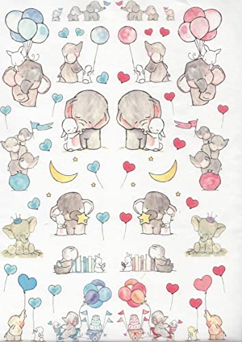 Zita´s Creative Rispapper A3 – Best Friends. Motiv halmsilke, halmsidenpapper, decoupage-papper