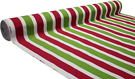 tukan-tex Tissu imperméable de qualité supérieure en PU/WD - Tissu d'extérieur - Tissu pour auvent - Bâche de tente (blanc, vert, rouge)