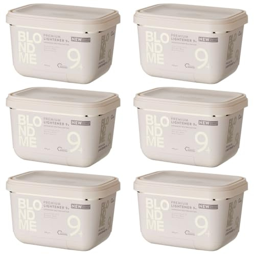 Schwarzkopf Professional - Blond Me Ppl9+ Poudre Comp. Décolorante Premium 450g Lightener 9+ - Lot De 6