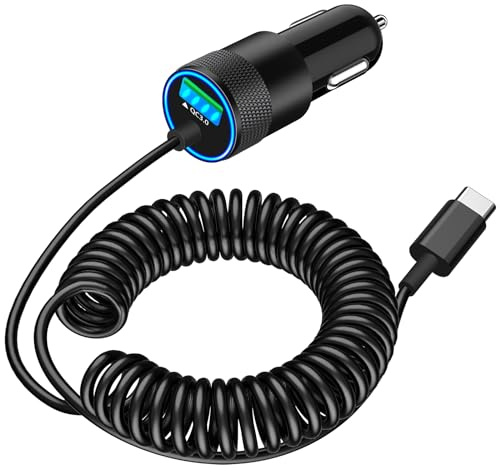 Apple MFi Certified iPhone Duo 18 17 Pro Max Car Charger + 6FT Type C Cable