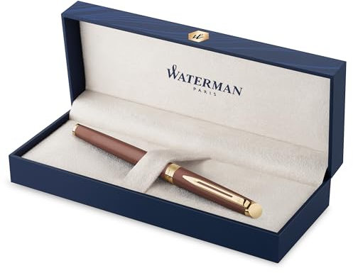 Waterman Hémisphère Füller | The Understated Edit | Kupferrot | Füllfederhalter mit feiner Edelstahl Feder | Geschenkbox