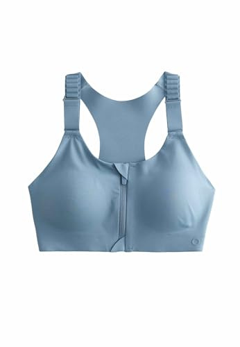 Marks & Spencer Reggiseno Sportivo Ultimate Support Senza Ferretto con Zip da Donna Blu