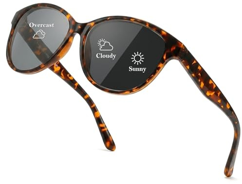 Myiaur Lunettes de Soleil Photochromiques Femme Lunette Polarisée Femme