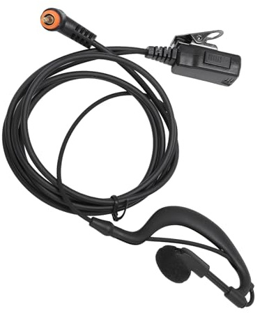 Topiky Bekväm Push to Talk-mikrofon Headset Brusreducerande Hörsnäcka för Paintball Arenas Hög Kvalitet ABS 1 Enhet