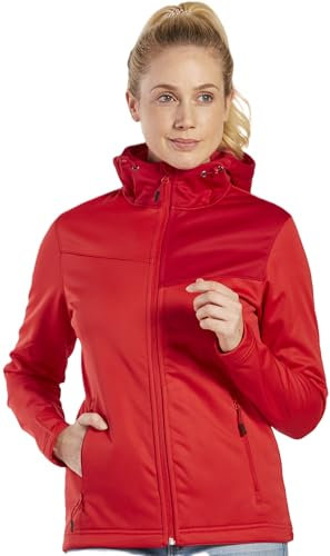 Erima Damen Performance Softshell Jacke (2062206), rot/ruby, 40